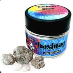 hashtag | orange creampop x blue dream | diamond & hash infused flower | 1/8oz