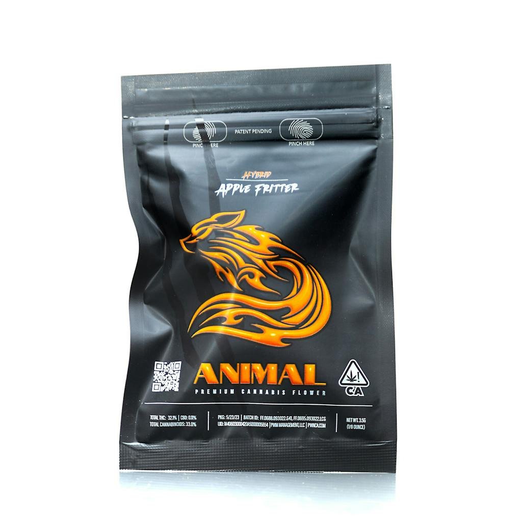 184192.jpg Animal Apple Fritter – Hybrid – 32.1% THC 3.5g - Image 1