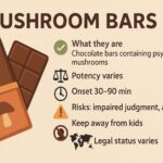 mushroom chocolate bar