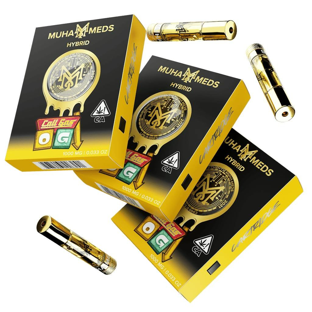 img_0818.png Muha MedsCali Gas OG (H) – Distillate Cart – 1g |Hybrid - Image 1