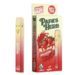 Papa’s Herb Papa’s Herb | Strawberry Cheesecake | All-In-One Rechargeable Vape | 1g 1 Type Indica THC 94.36% CBD 0.2%