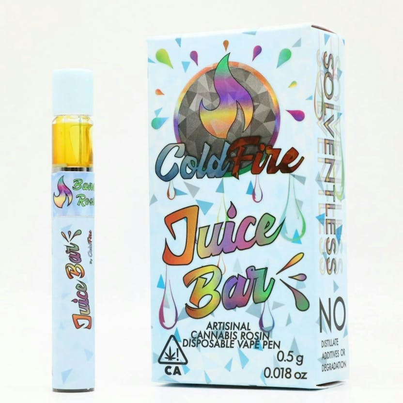 img_6648.jpeg COLDFIRE Extracts Banana Cobbler Juice Vape Cart (Cured Resin) – 1g - Image 1